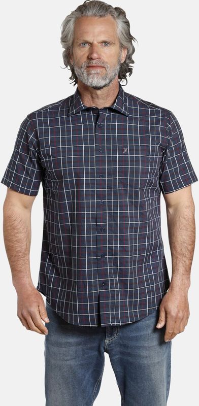 Jan Vanderstorm - FEELIKS - Overhemd - Donkerblauw - Korte Mouwen