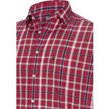 Jan Vanderstorm herren Overhemd Met Korte Mouwen - 41/42 - rood