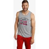 OLOF - Tanktop - Katoenmix - Vlaggenprint - Casual Design