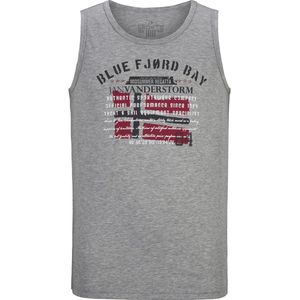 OLOF - Tanktop - Katoenmix - Vlaggenprint - Casual Design