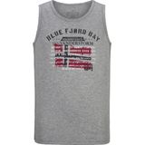 OLOF - Tanktop - Katoenmix - Vlaggenprint - Casual Design