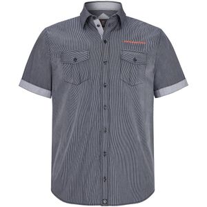 Jan Vanderstorm - AABEL - Overhemd - Zwart - Korte Mouwen