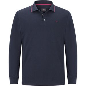 Poloshirt - ELLIS - Marineblauw - Lange Mouwen