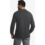Poloshirt ELLIS - Anthraciet - Lange Mouwen