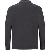 Poloshirt ELLIS - Anthraciet - Lange Mouwen