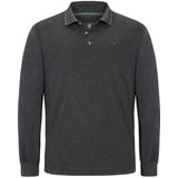 Poloshirt ELLIS - Anthraciet - Lange Mouwen