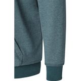 BLANKARD - Sweatshirt - Petrol Mélange - Met Capuchon