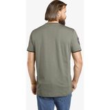 Jan Vanderstorm - Shirt 'Sölve' - Kaki - T-shirt - Halve Mouw - Ronde Hals