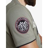 Jan Vanderstorm - Shirt 'Sölve' - Kaki - T-shirt - Halve Mouw - Ronde Hals