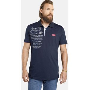 Jan Vanderstorm - Shirt 'Jano' - Navy/Wit - Poloshirt