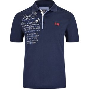 Jan Vanderstorm - Shirt 'Jano' - Navy/Wit - Poloshirt
