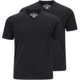 T-shirt Set van 2 - Wit - Katoen - Recht Model