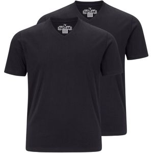 T-shirt Set van 2 - Wit - Katoen - Recht Model