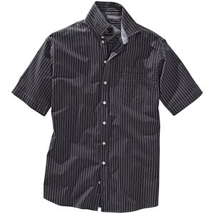 Jan Vanderstorm - Perttu - Overhemd - Zwart/Wit - Comfort Fit