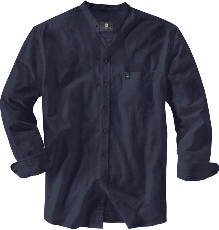 Jan Vanderstorm - KALLU - Overhemd - Donkerblauw - Comfort Fit