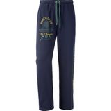 Jan Vanderstorm Sweatpants donkerblauw, Bedrukt