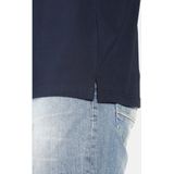 Jan Vanderstorm - Shirt 'Erke' - Marine - Katoen - 2 Pack - Kwartmouw