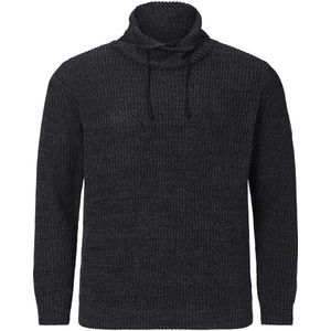 DUMENI - Gebreide Trui - Zwart Melange