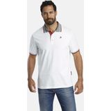 Jan Vanderstorm Polo JOHAN Plus Size (set van 2) Wit/Grijs