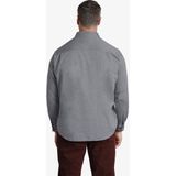 Charles Colby Overhemd donkergrijs, Faux-uni