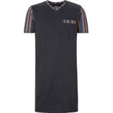 Jan Vanderstorm - ARWID - Nachthemd - Donkerblauw - Katoen - Korte Mouwen