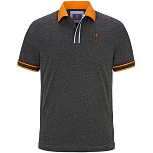 Jan Vanderstorm - ISFRIED - Poloshirt - Donkergrijs - Herenmode in Grote Maten