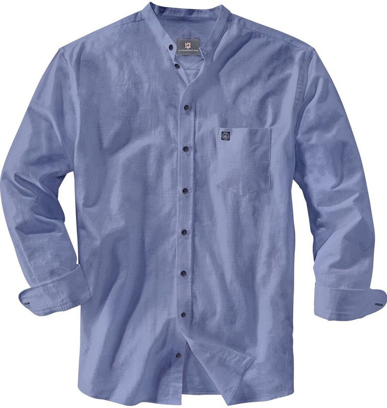 Jan Vanderstorm - KALLU - Overhemd - Blauw - Katoen