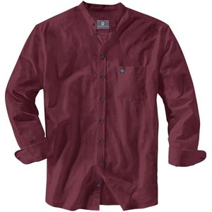 Jan Vanderstorm - KALLU - Overhemd - Donkerrood - Katoen