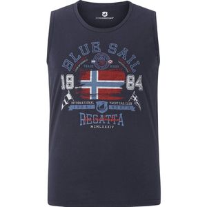 Jan Vanderstorm - BEUTE - Tanktop - Donkerblauw - 100% Katoen