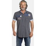 Jan Vanderstorm - AJULE - Overhemd - Donkerblauw - Korte Mouwen