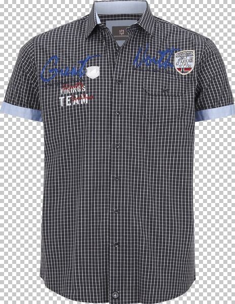 Jan Vanderstorm - AJULE - Overhemd - Donkerblauw - Korte Mouwen