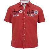 Jan Vanderstorm - FREYDIS - Overhemd - Rood - Korte Mouwen