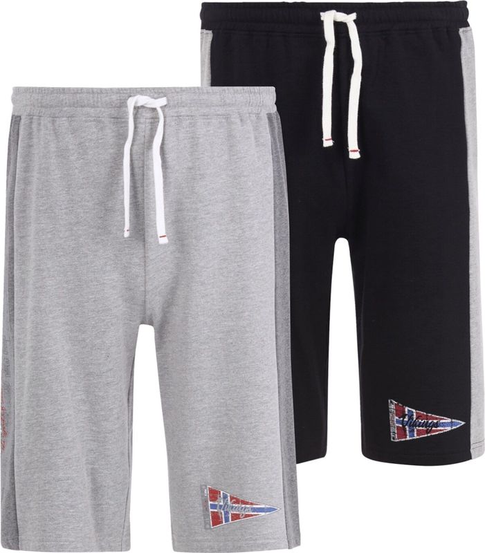 Jan Vanderstorm - HARAL - Sweatshort - Grijs/Zwart - Set van 2
