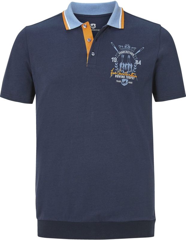 Jan Vanderstorm - ORVAR - Poloshirt - Donkerblauw - Katoen