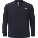 Jan Vanderstorm - VILJAR - Sweatshirt - Donkerblauw - Grote Maten