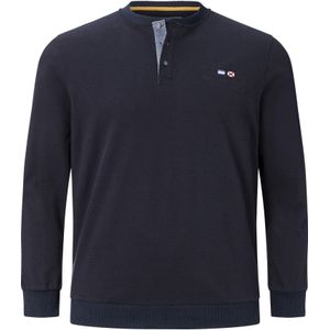 Jan Vanderstorm - VILJAR - Sweatshirt - Donkerblauw - Grote Maten