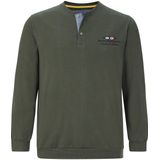 Jan Vanderstorm - VILJAR - Sweatshirt - Olijf - Grote Maten