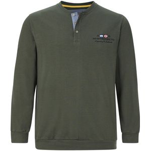 Jan Vanderstorm - VILJAR - Sweatshirt - Olijf - Grote Maten