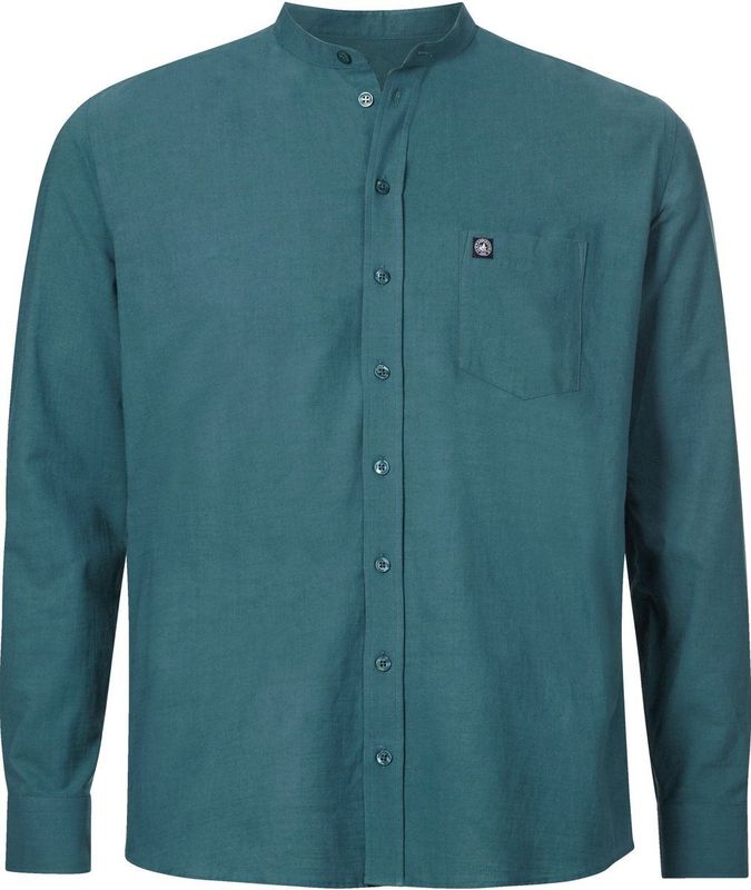 Jan Vanderstorm - KALLU - Overhemd - Petrol - Katoen