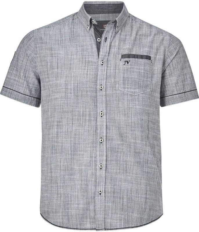 Overhemd - Zwart - MILOS - Korte Mouwen