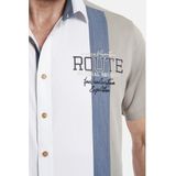 Jan Vanderstorm - BODVAR - Overhemd - Wit - Korte Mouwen - +Fit