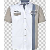 Jan Vanderstorm - BODVAR - Overhemd - Wit - Korte Mouwen - +Fit