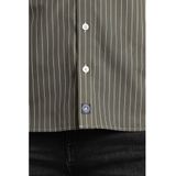 Jan Vanderstorm - Perttu - Overhemd - Olive - Gestreept