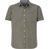 Jan Vanderstorm - Perttu - Overhemd - Olive - Gestreept