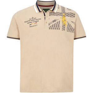 Charles Colby herren Poloshirt - 52/54 - beige