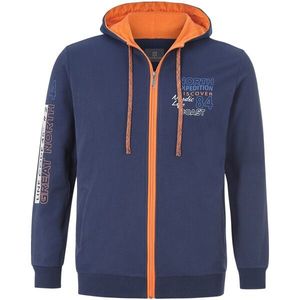 Jan Vanderstorm - RODERICH - Sweatvest - Donkerblauw - Plus Size