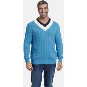 Charles Colby Kabeltrui EARL HAILY Plus Size Blauw