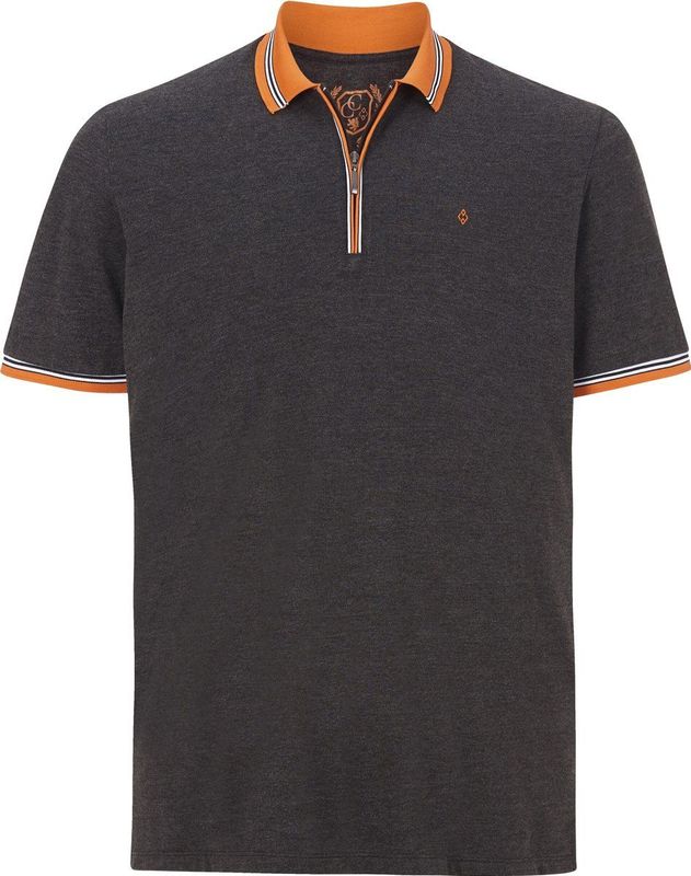 Poloshirt EARL PAT - Donkergrijs Melange - Poloshirt