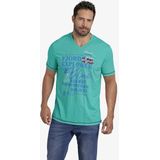 Jan Vanderstorm - NORDGER - T-shirt - Groen - Herenmode in Grote Maten