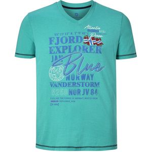 Jan Vanderstorm - NORDGER - T-shirt - Groen - Herenmode in Grote Maten